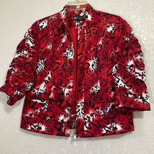 TONI MORGAN ANIMAL PRINT BLAZER